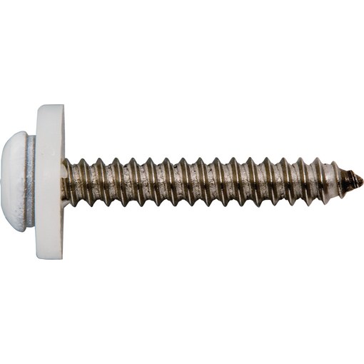 Fensterbankschrauben, Fensterbank-Schrauben, BG, weiß lackiert RAL 9010, RAL9010